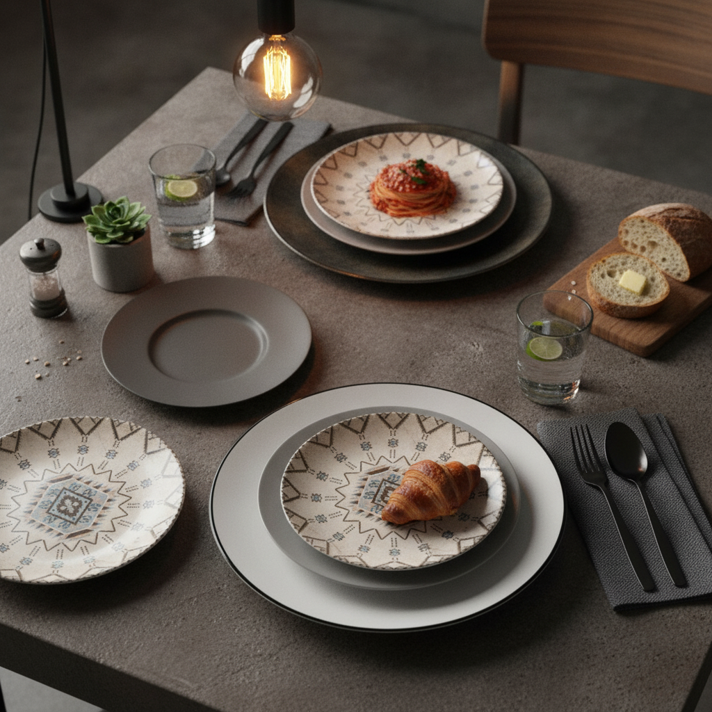 AI-designed table setting