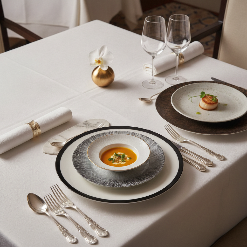 AI-designed table setting