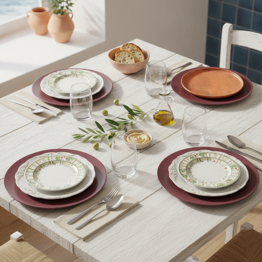 AI-designed table setting