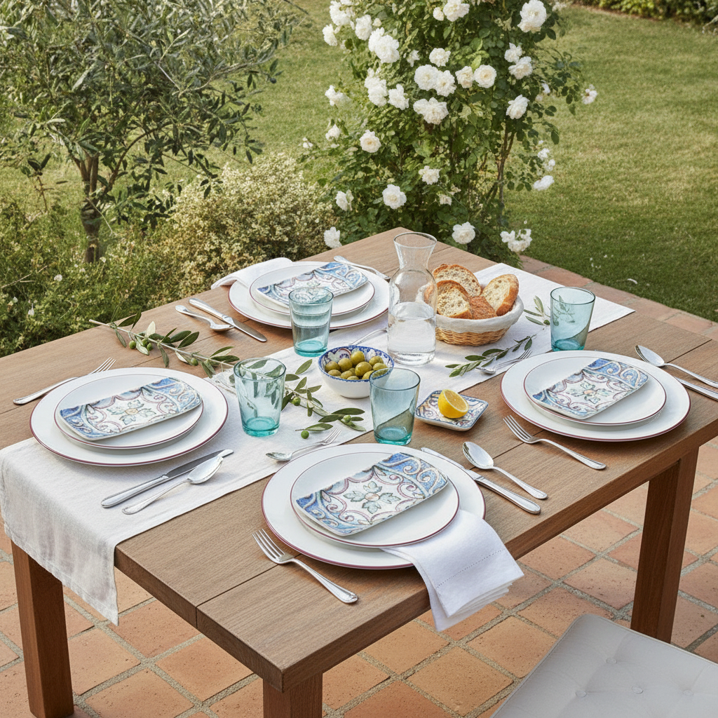 AI-designed table setting