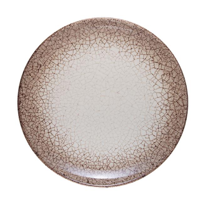 Deserto Lona Düz Tabak 17 cm