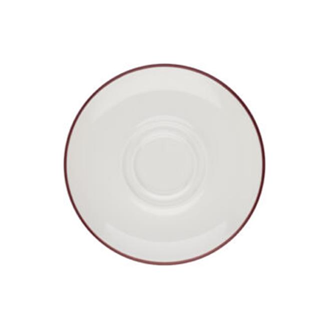 Modest Maroon Lona Fincan Tabağı 16 cm