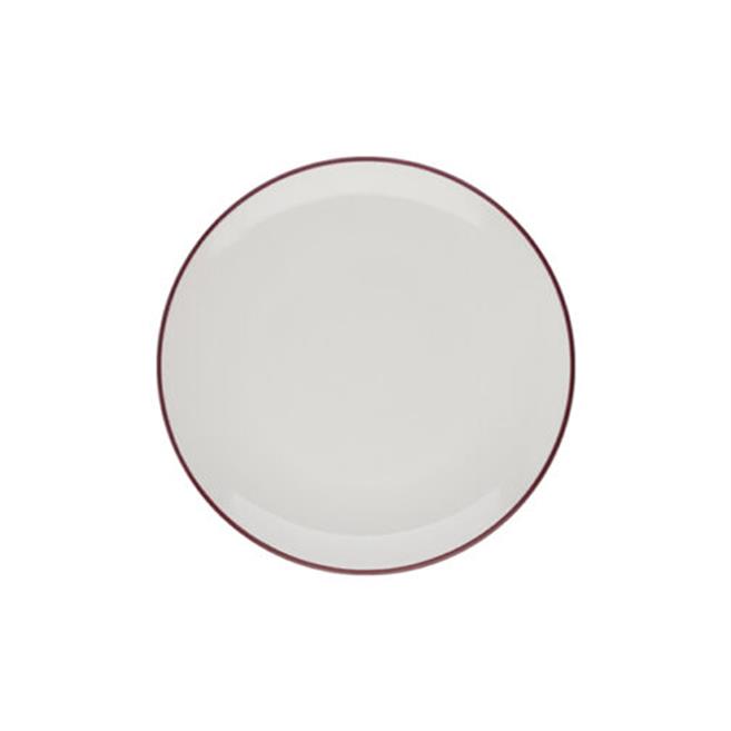 Modest Maroon Lona Konsome Tabağı 19 cm