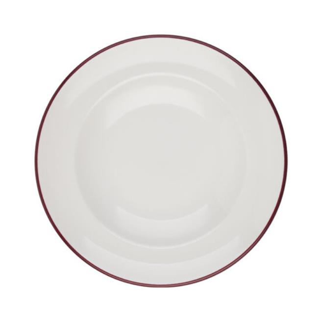 Modest Maroon Miro Çukur Tabak 20 cm 170 cc