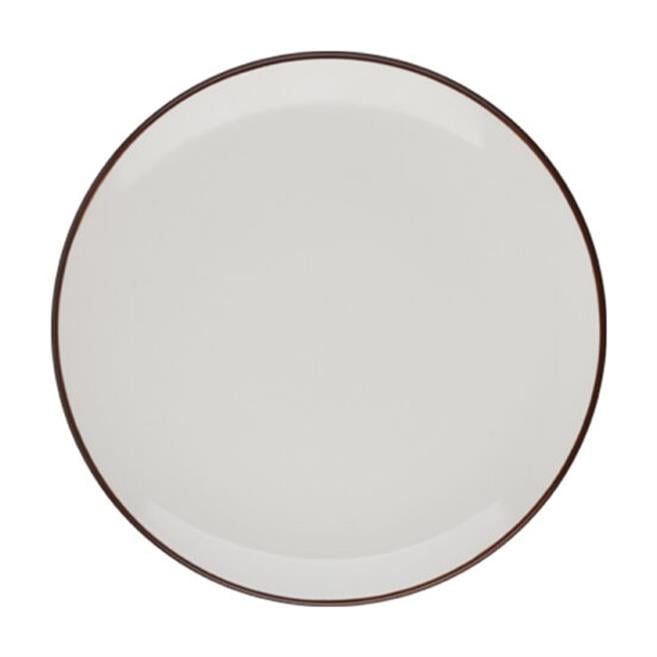 Modest Brown Lona Düz Tabak 17 cm