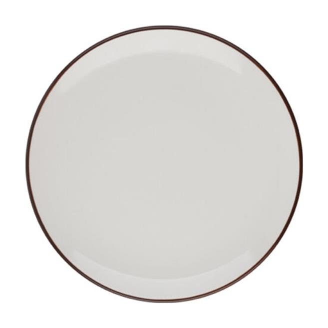 Modest Brown Lona Düz Tabak 21 cm