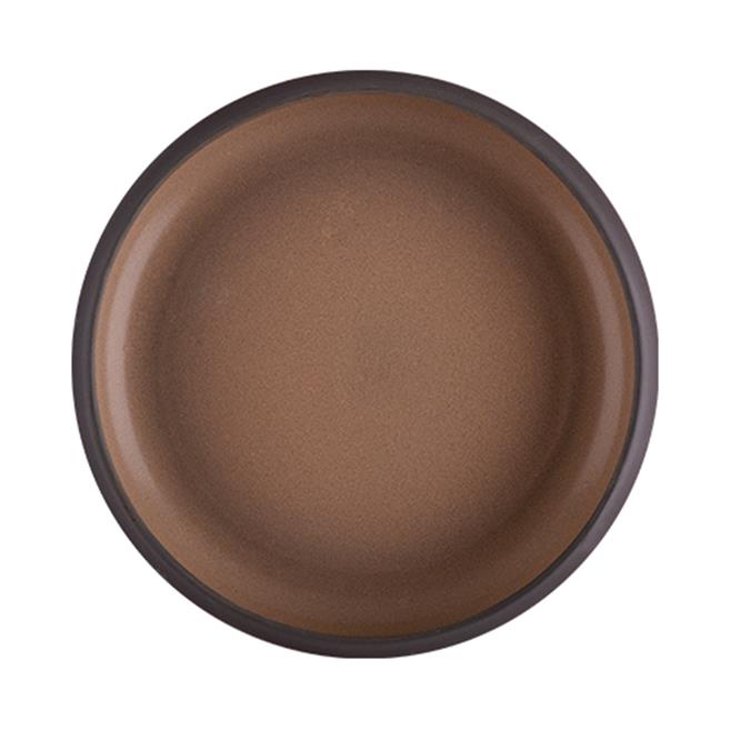 Taupe Celesta Deep Plate 25 cm 1700 cc