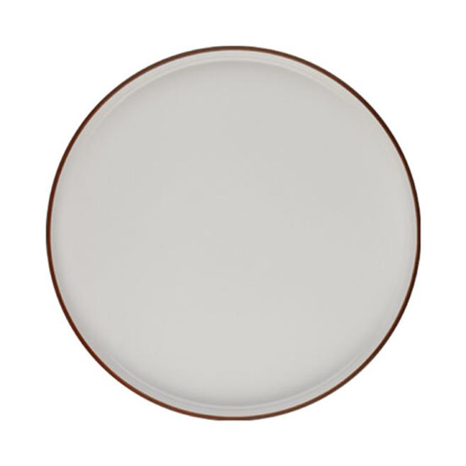 Modest Brown Stolt Düz Tabak 21 cm