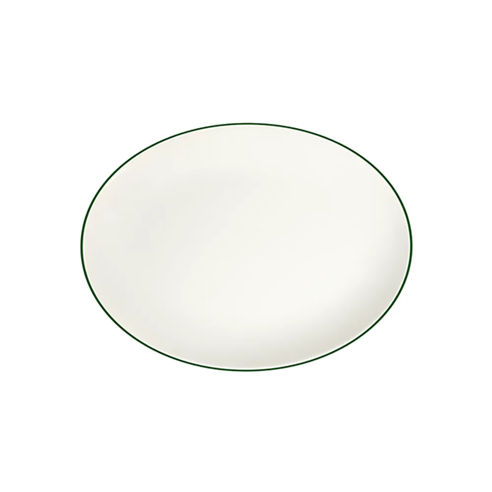 Modest Green Lona Oval Tabak 36 cm