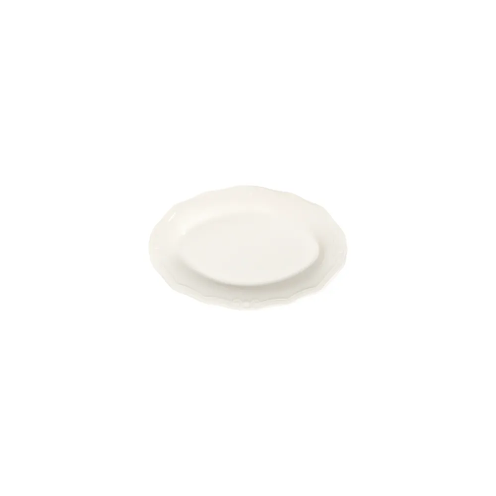 Transparan Tiffany Oval Kayık 21 cm