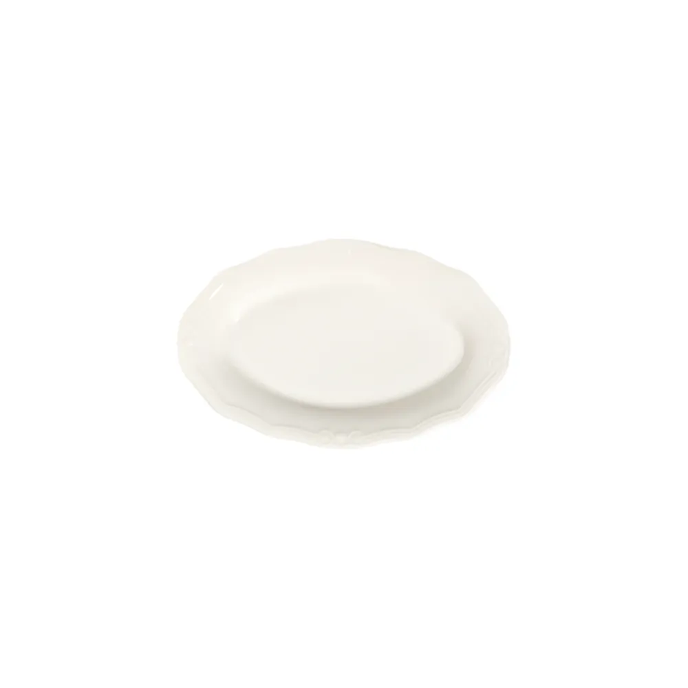 Transparan Tiffany Oval Kayık 26 cm