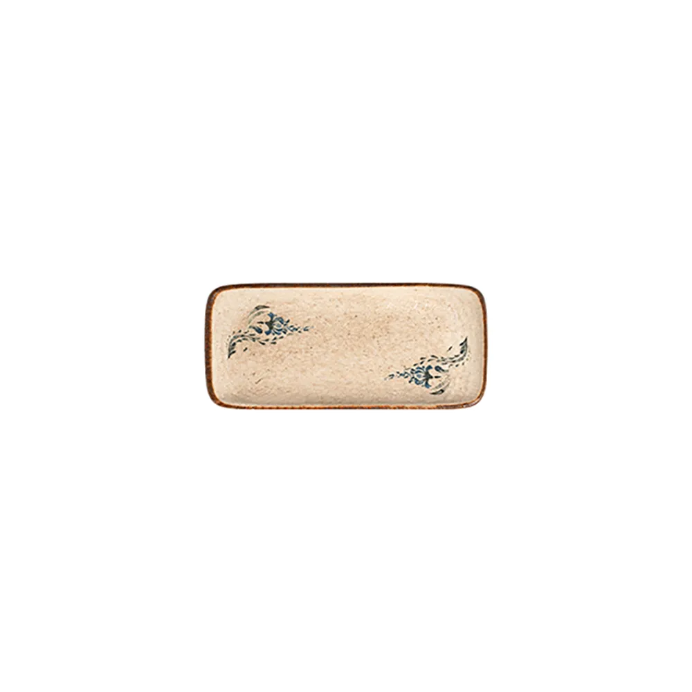 Voyage Navy Quadro Dikdörtgen Tabak 22 cm (22 * 10)
