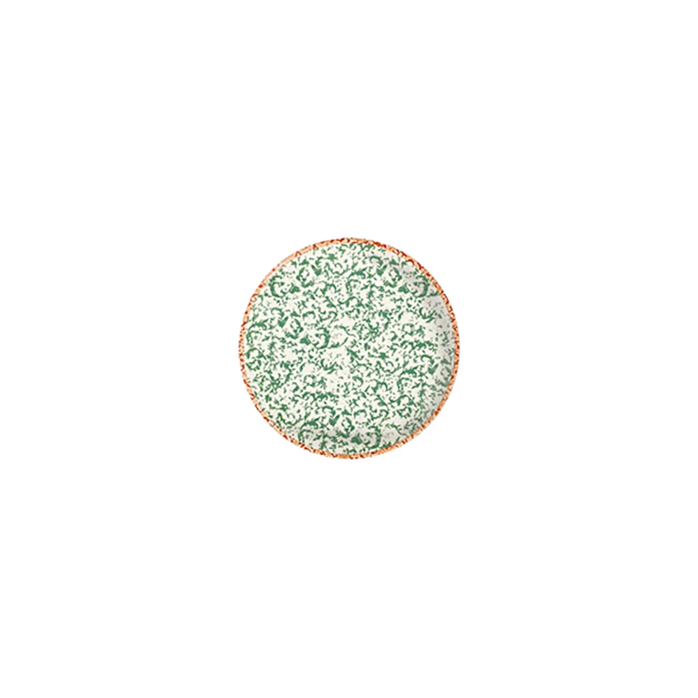 Venecia Green Lona Düz Tabak 17 cm