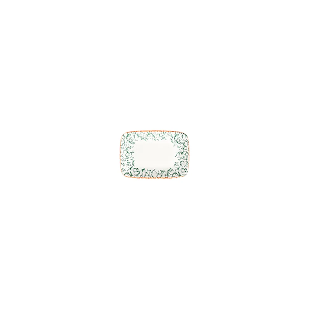 Venecia Green W Quadro Dikdörtgen Kayık 13 cm (12 * 8)