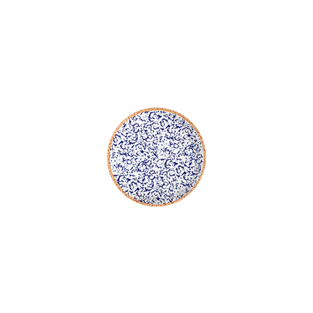 Venecia Navy Lona Düz Tabak 17 cm