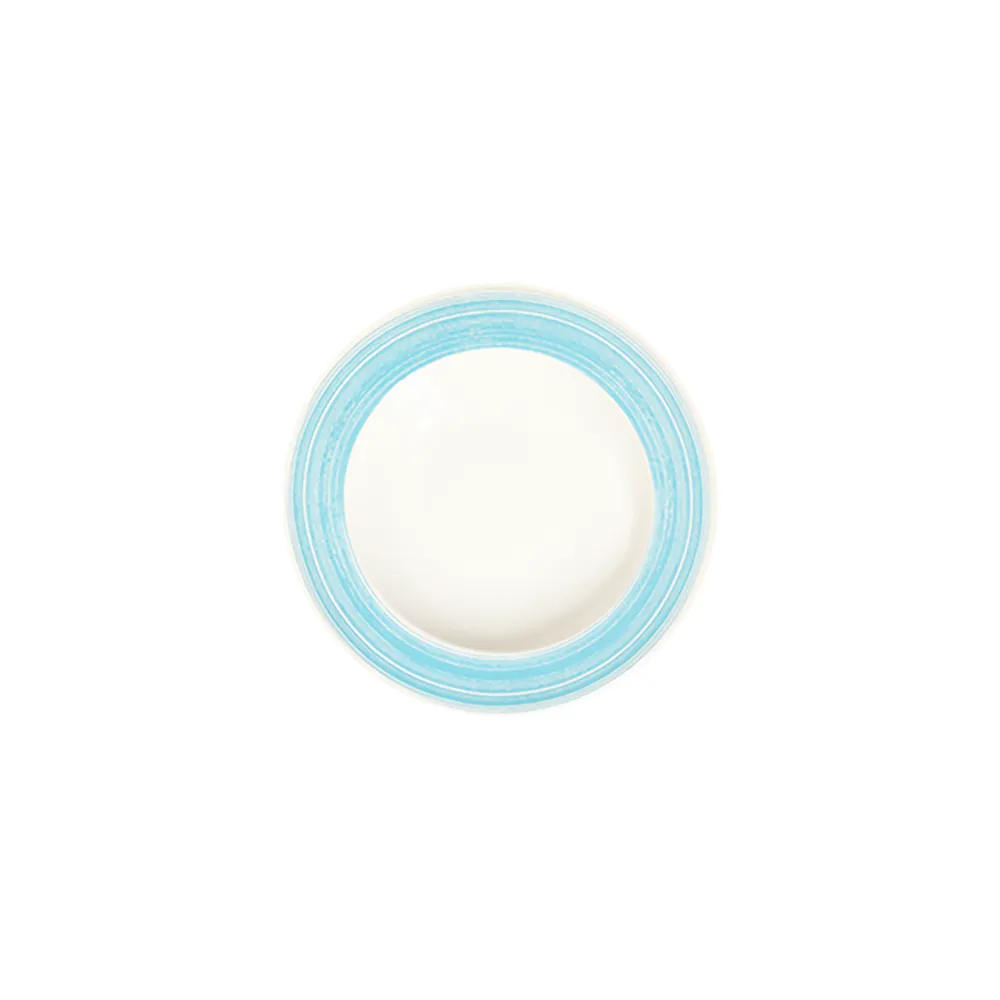 Fresh Blue Frame Deep Plate 23 cm 350 cc