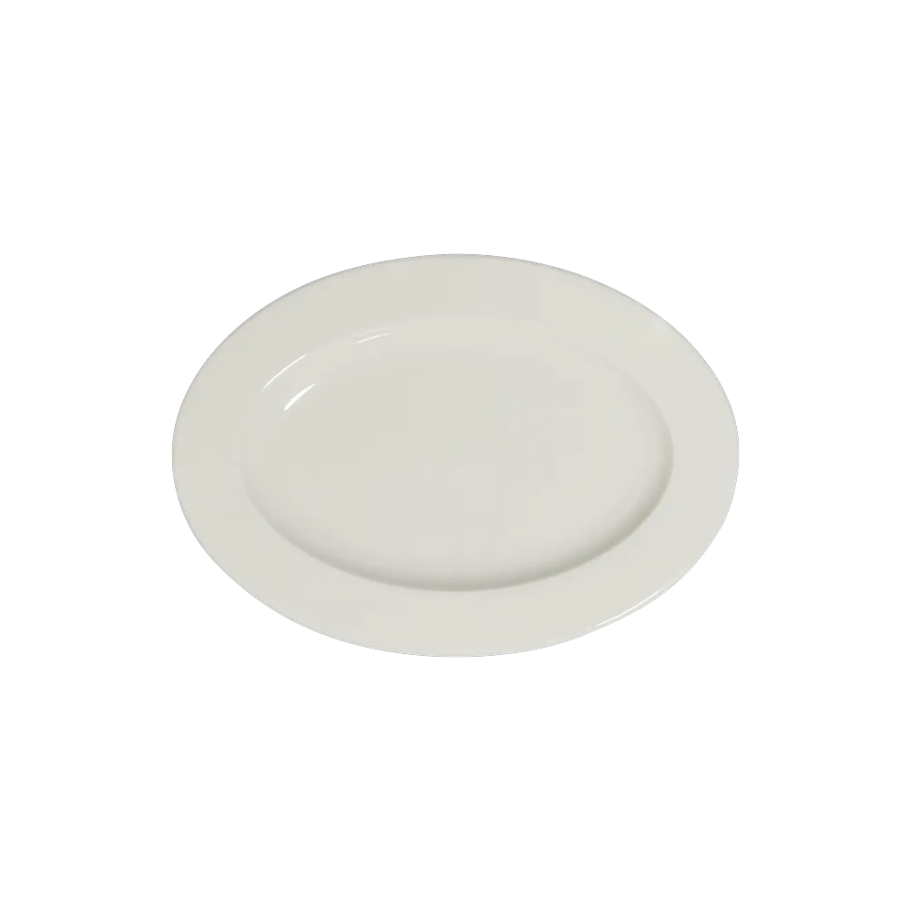 Transparent Frame Oval Plate 29,5 cm