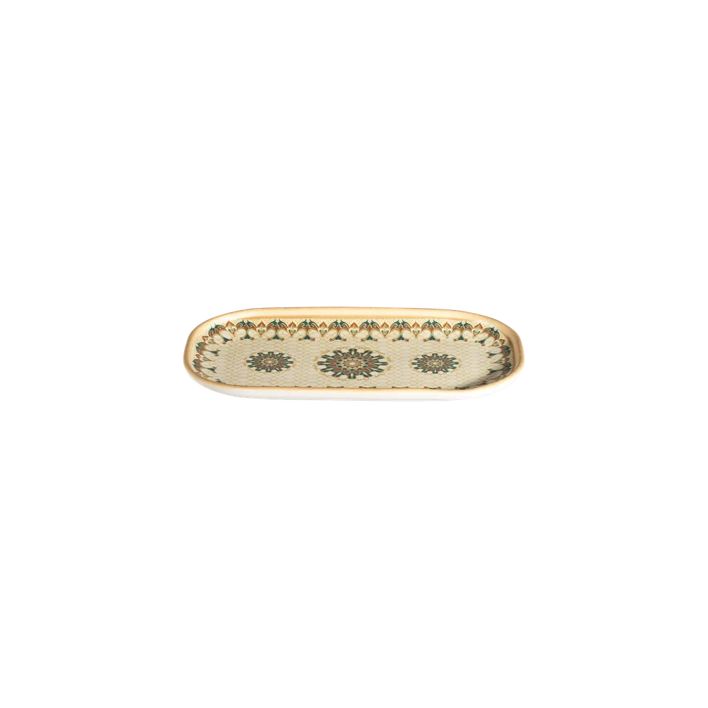 Qasbah Tima Oval Platter 23 cm (23 * 13)