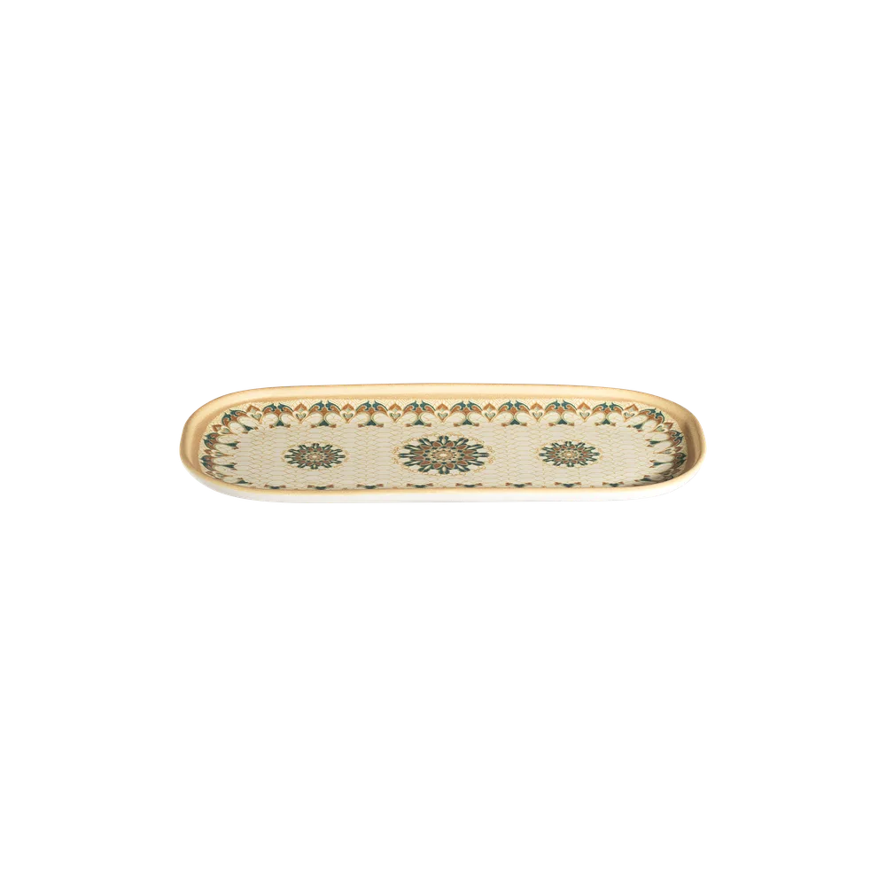 Qasbah Tima Oval Platter 28 cm (28 * 13)