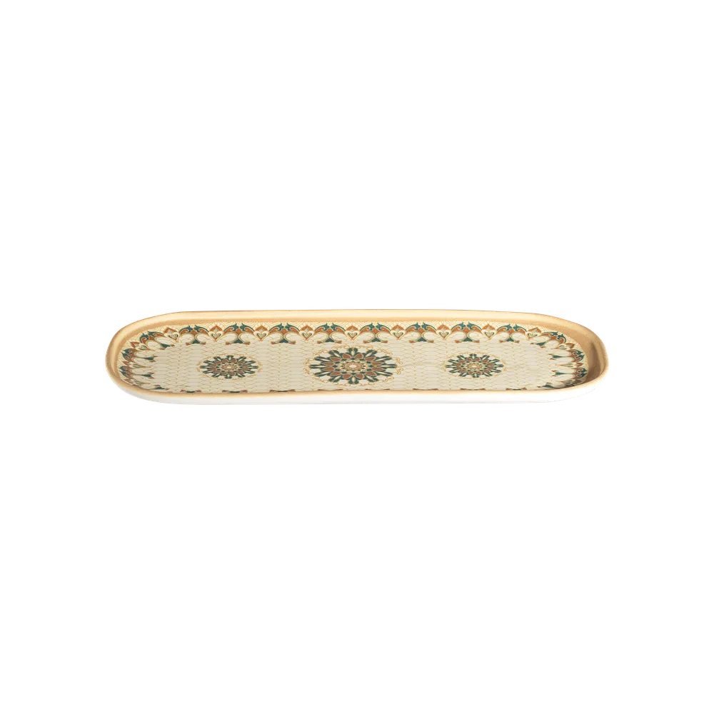 Qasbah Tima Oval Platter 33 cm (33 * 13)
