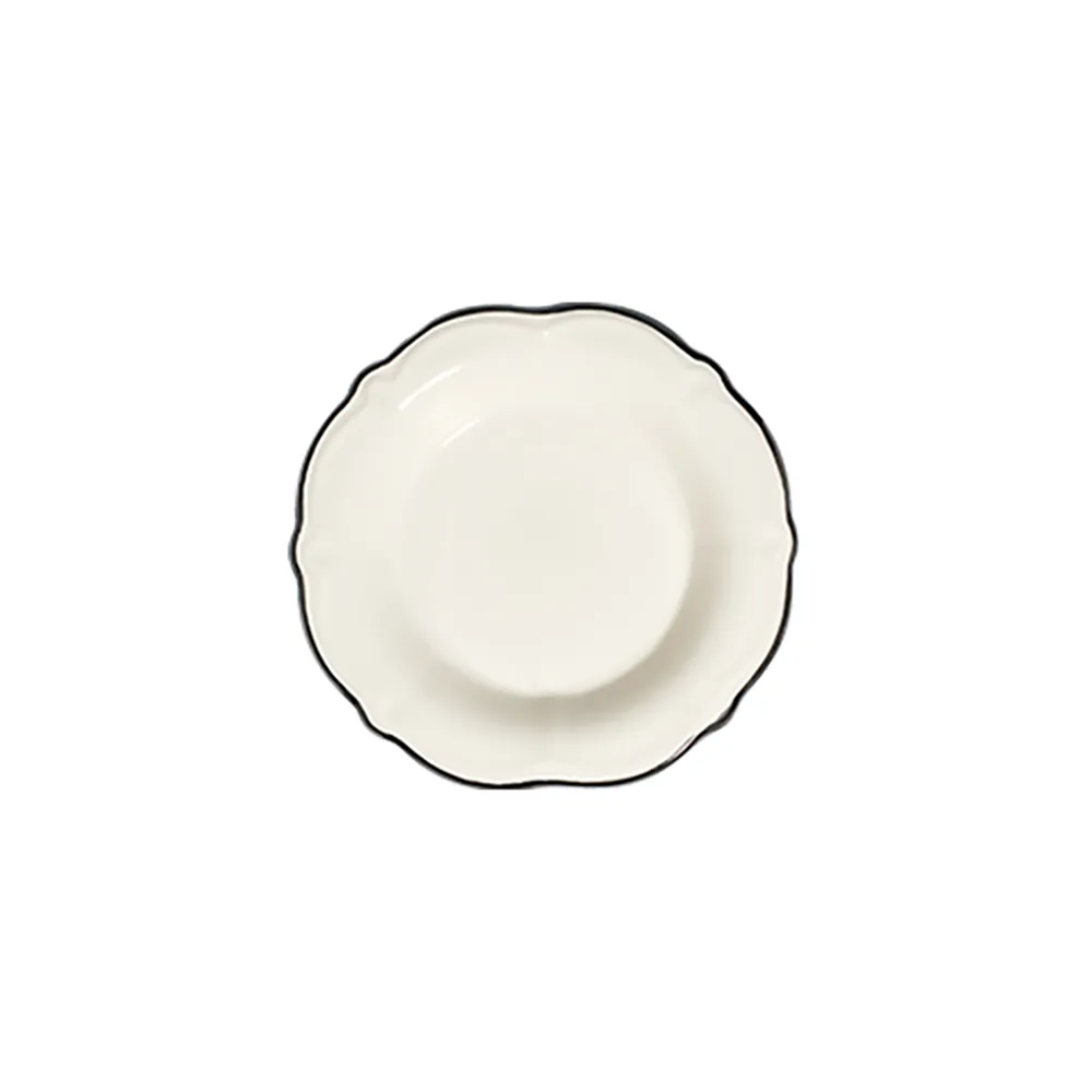 Black Line Fulya Deep Plate 15 cm