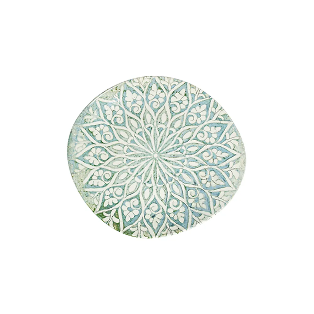 Granada Turquoise  Pebble Flat Plate 21 cm