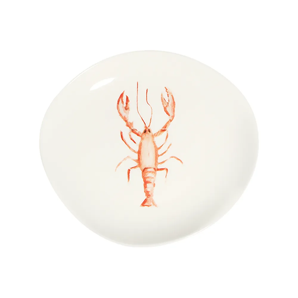 Lobster Blue Pebble Düz Tabak 27 cm