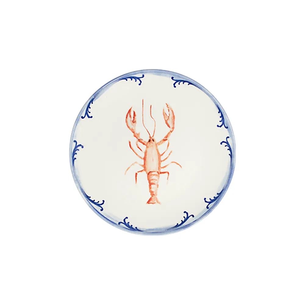 Lobster Blue  Tuval Düz Tabak 20 cm