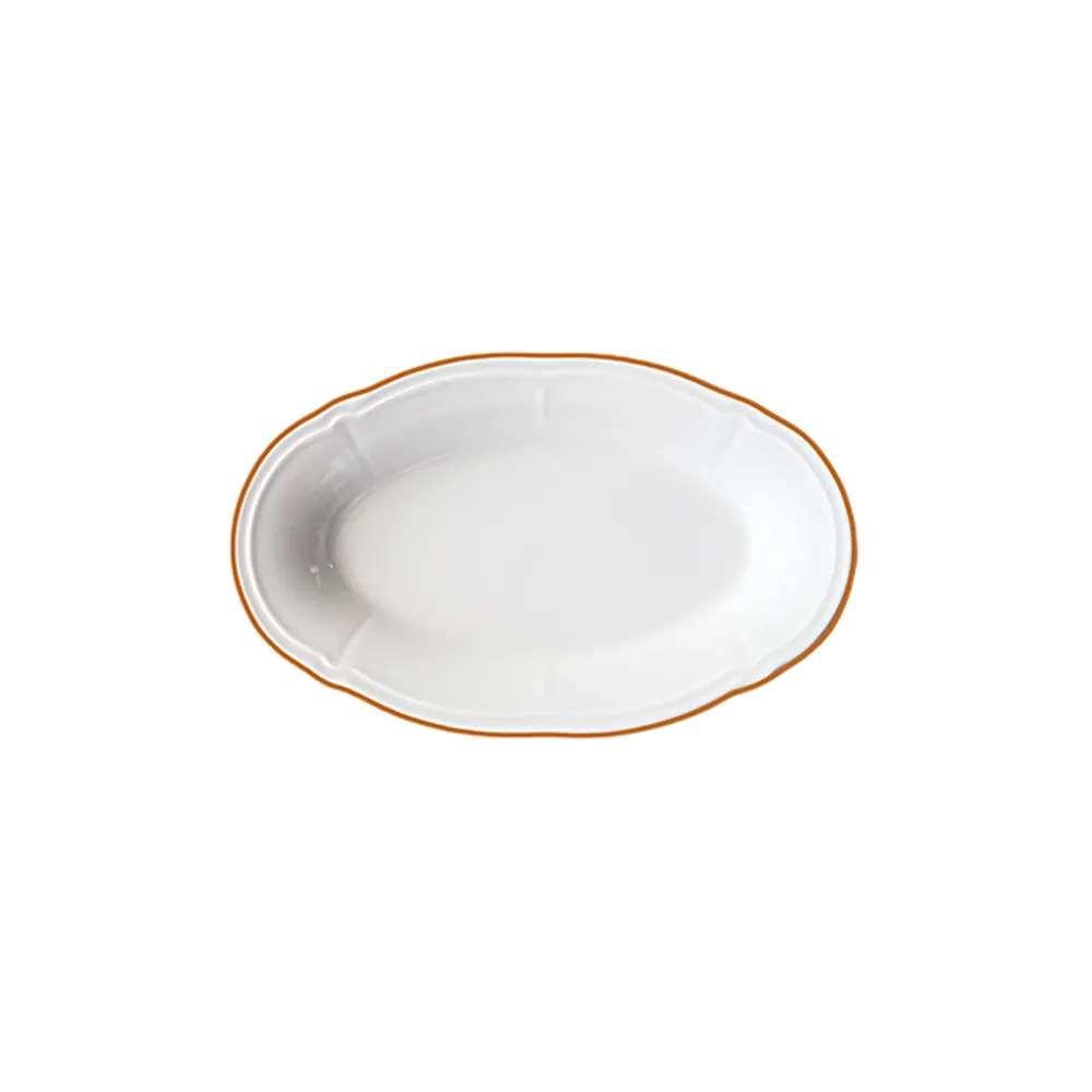 Mustard Line Fulya Oval Platter 21 cm