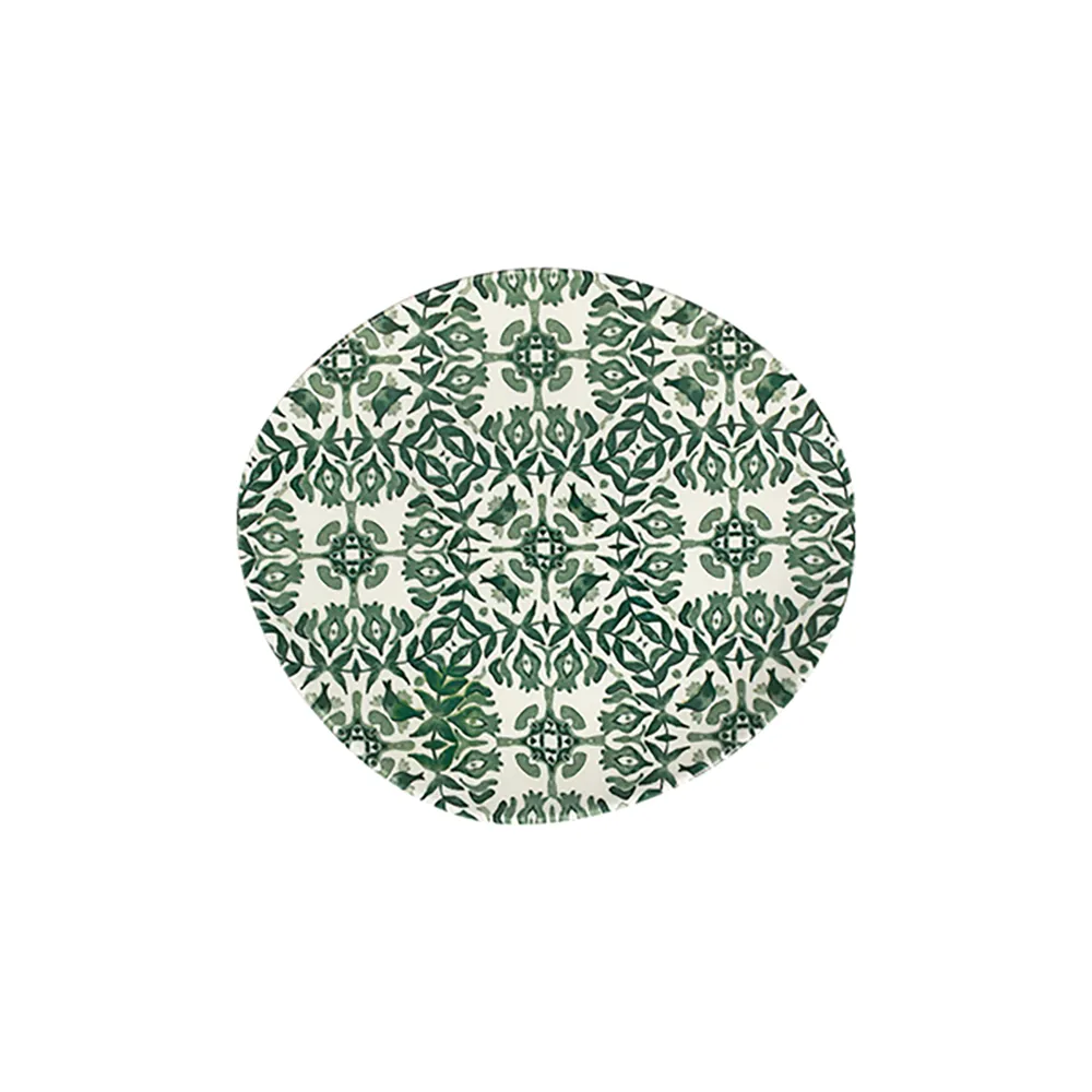 Seville Green Pebble Flat Plate 21 cm
