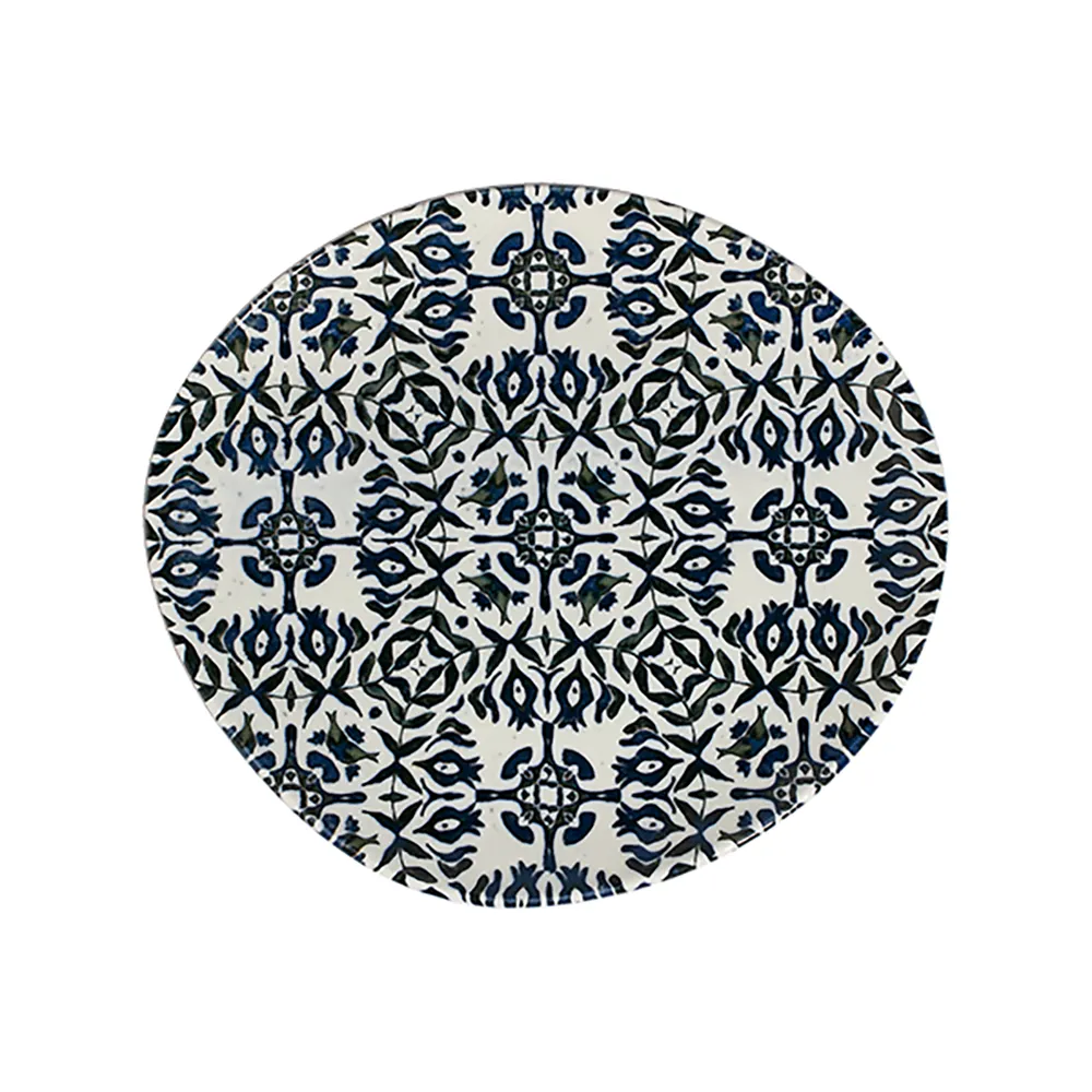 Seville Navy  Pebble Düz Tabak 27 cm