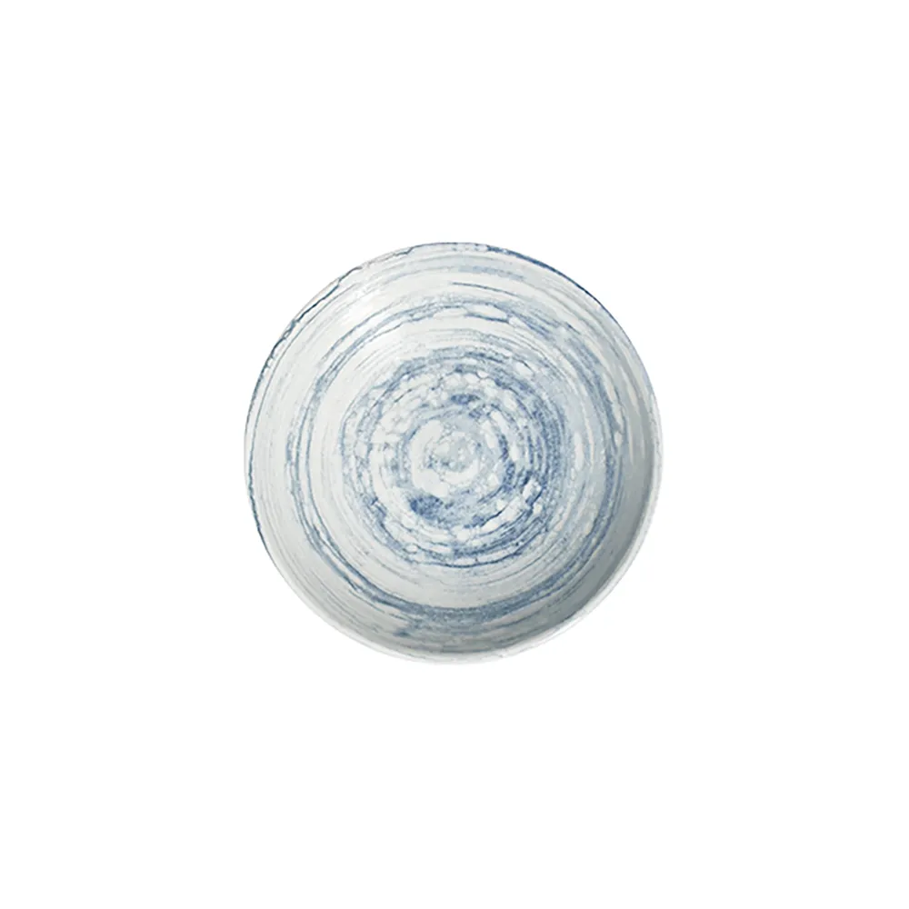 Swirl Blue Tuval Bowl 17 cm